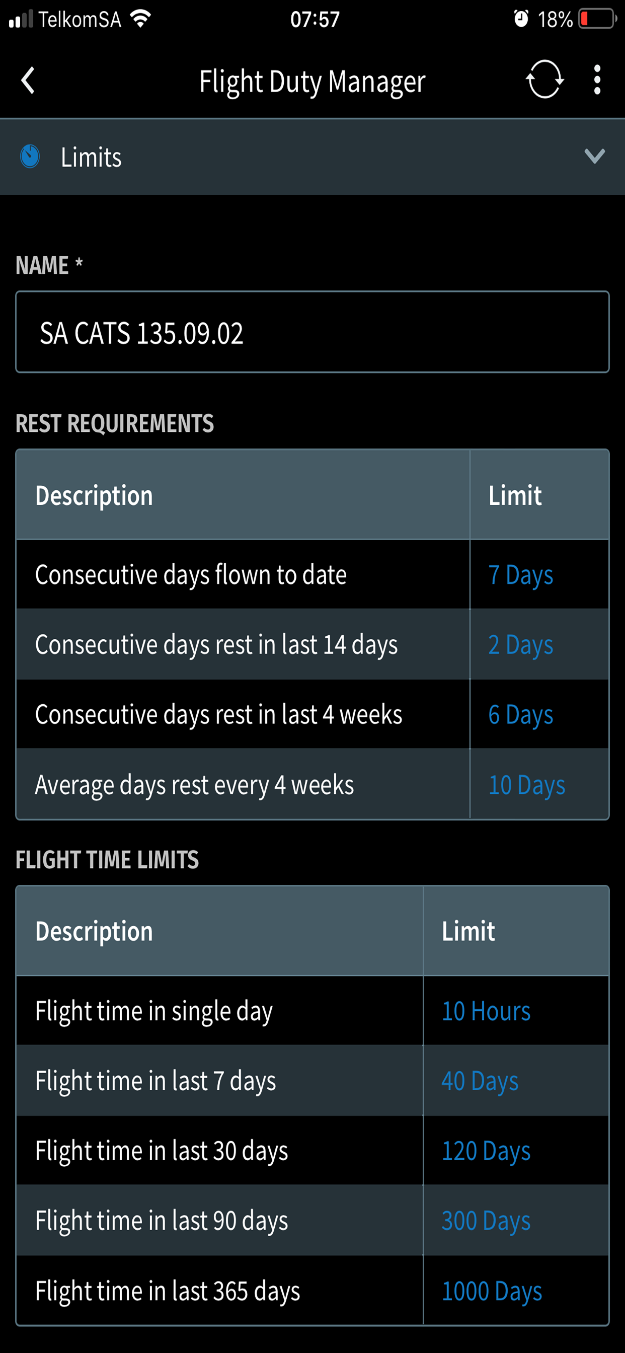 Flight Duty Manager screenshot 4