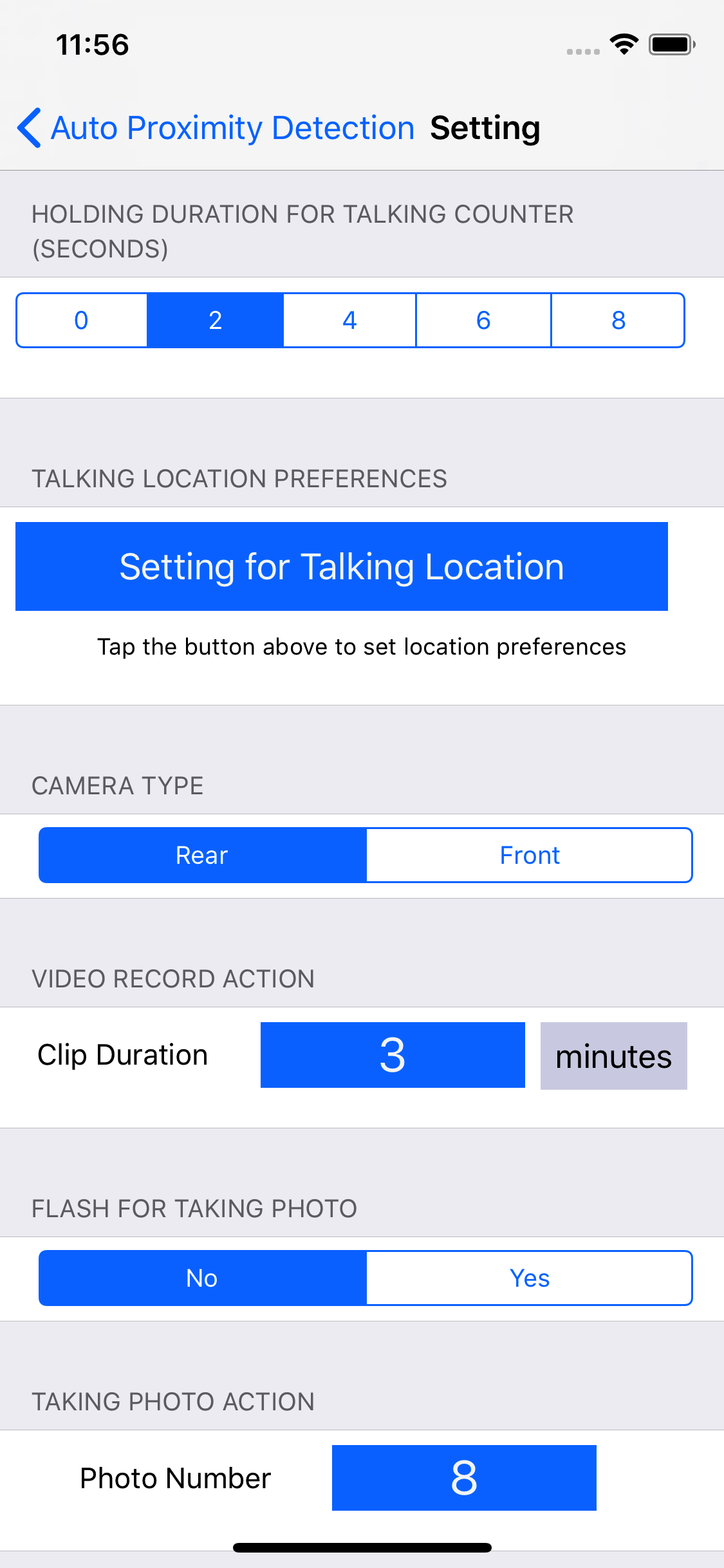 Auto Proximity Detection