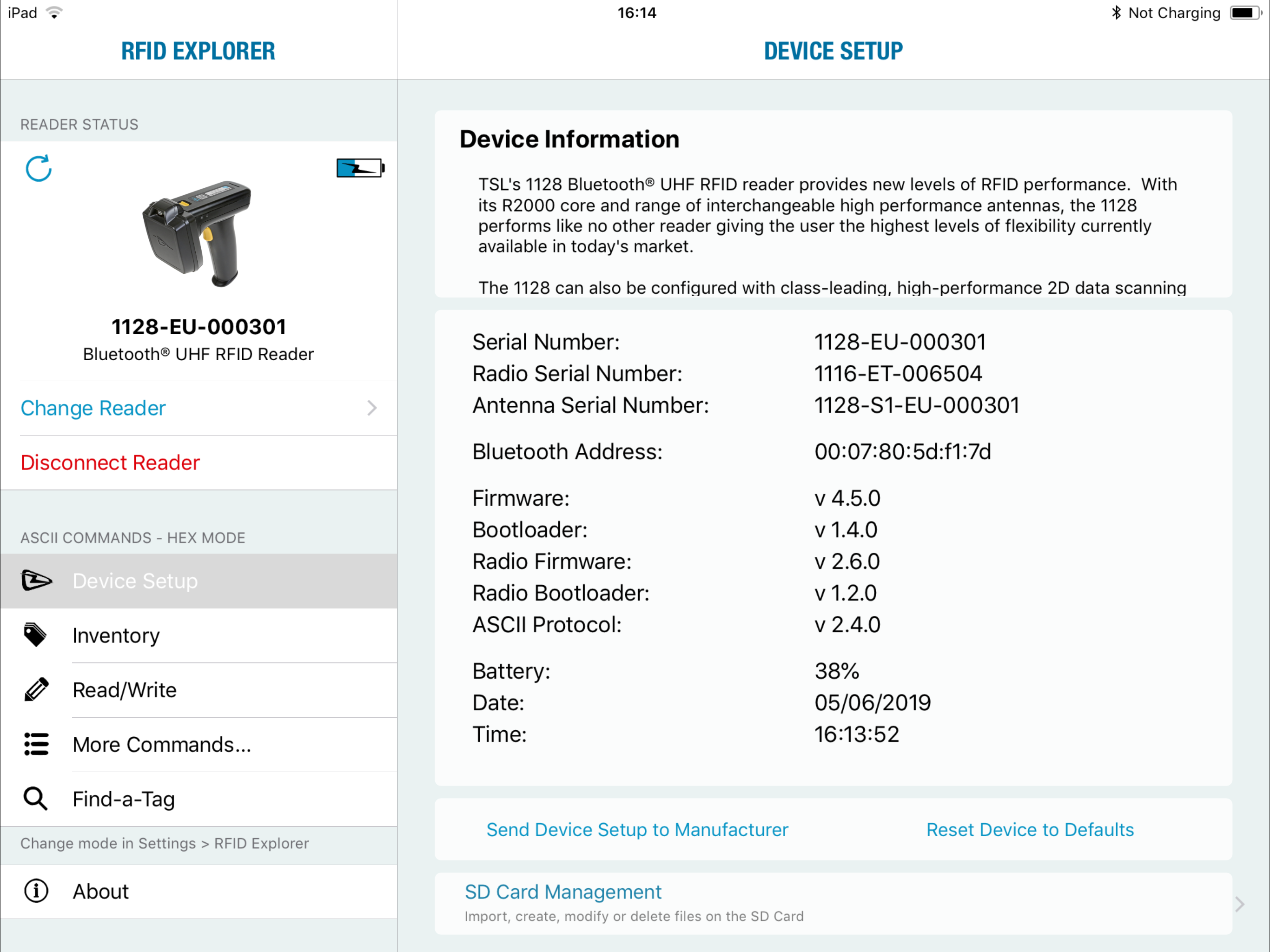 RFID Explorer screenshot 7