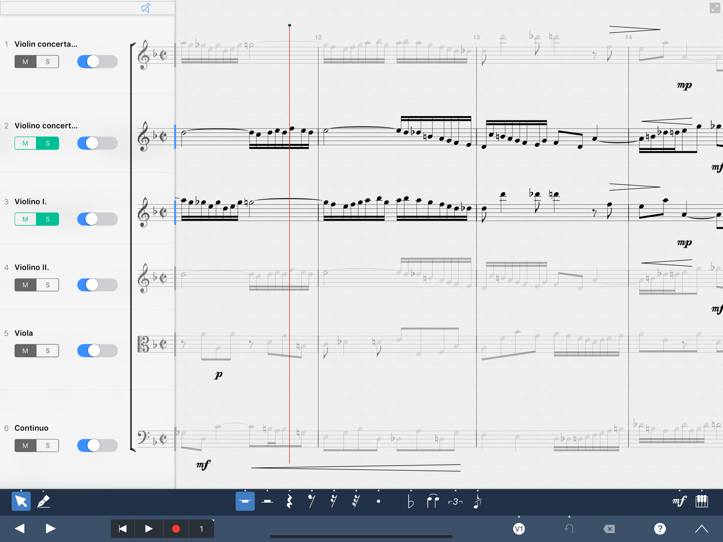 Symphony Pro - Music Notation