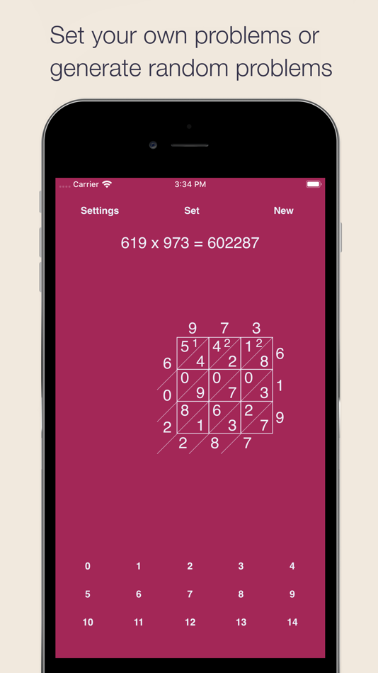 #3. Lattice Multiplication (iOS) 由: Esa Helttula