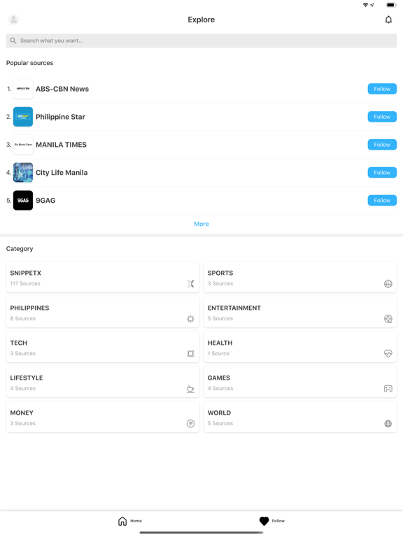 Screenshot #5 pour SnippetMedia:Top News & Videos