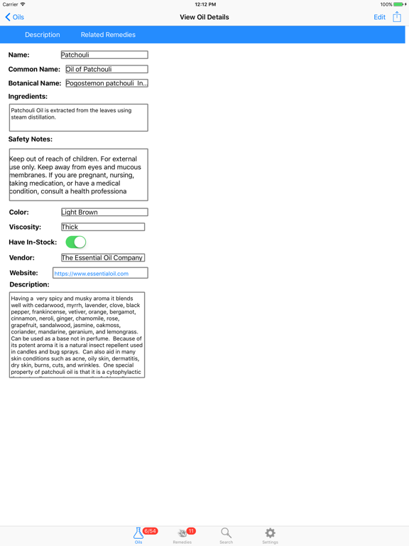 Screenshot #5 pour My Essential Oil Remedies Lite
