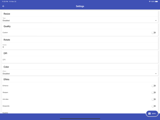 Convert Images iPad screenshot 5 - Utilities app