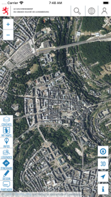 geoportail.lu screenshot