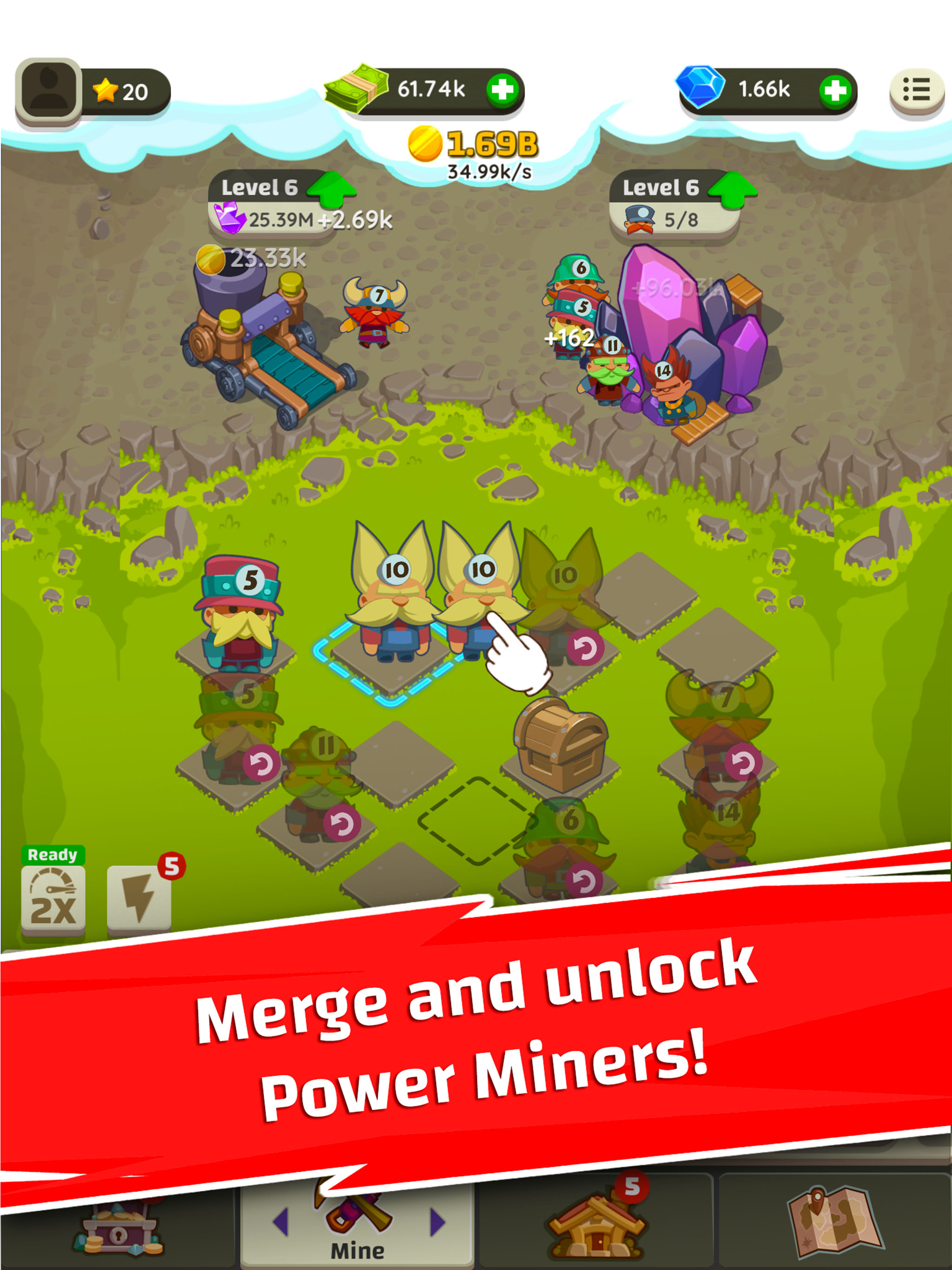 Merge Miners: Idle Tycoon screenshot 8