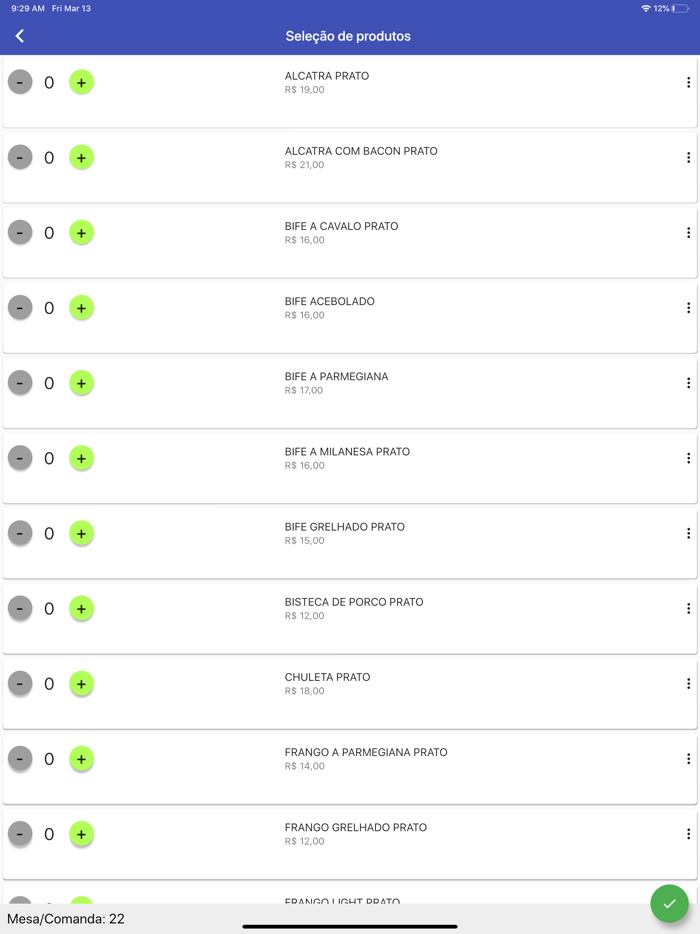 Consumo Fácil - garçom