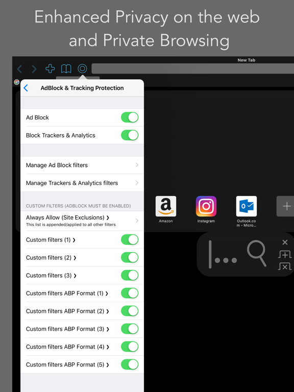 Screenshot #6 pour Perfect Browser: Ad Blocker