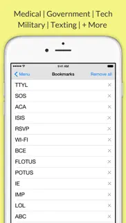 acronyms and abbreviations iphone screenshot 3