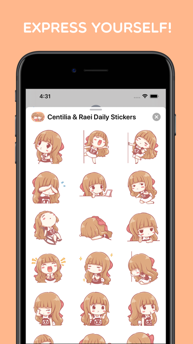 Screenshot #3 pour Centilia & Raei Daily Stickers