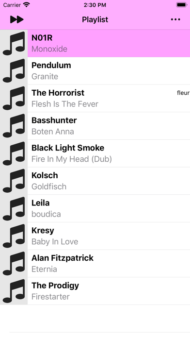 Screenshot #1 pour Playlist Manager