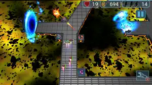Neon Defenders - Tower Defense screenshot 1