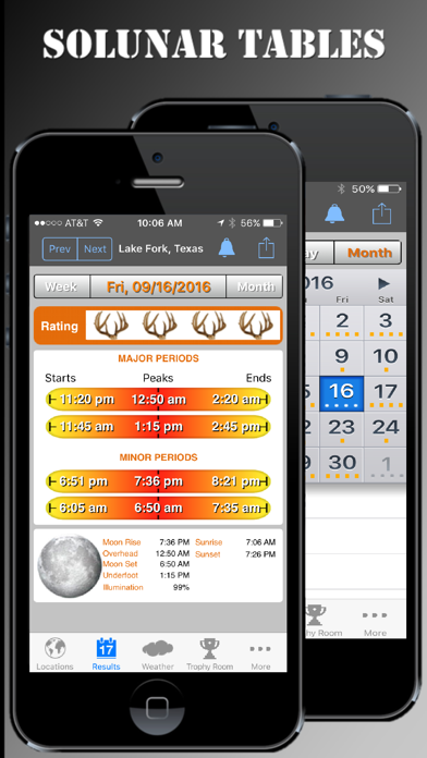 iSolunar™ Hunting & Fishing Times screenshot