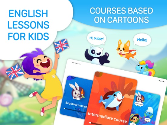 EWA Kids: English for children iPad app afbeelding 1