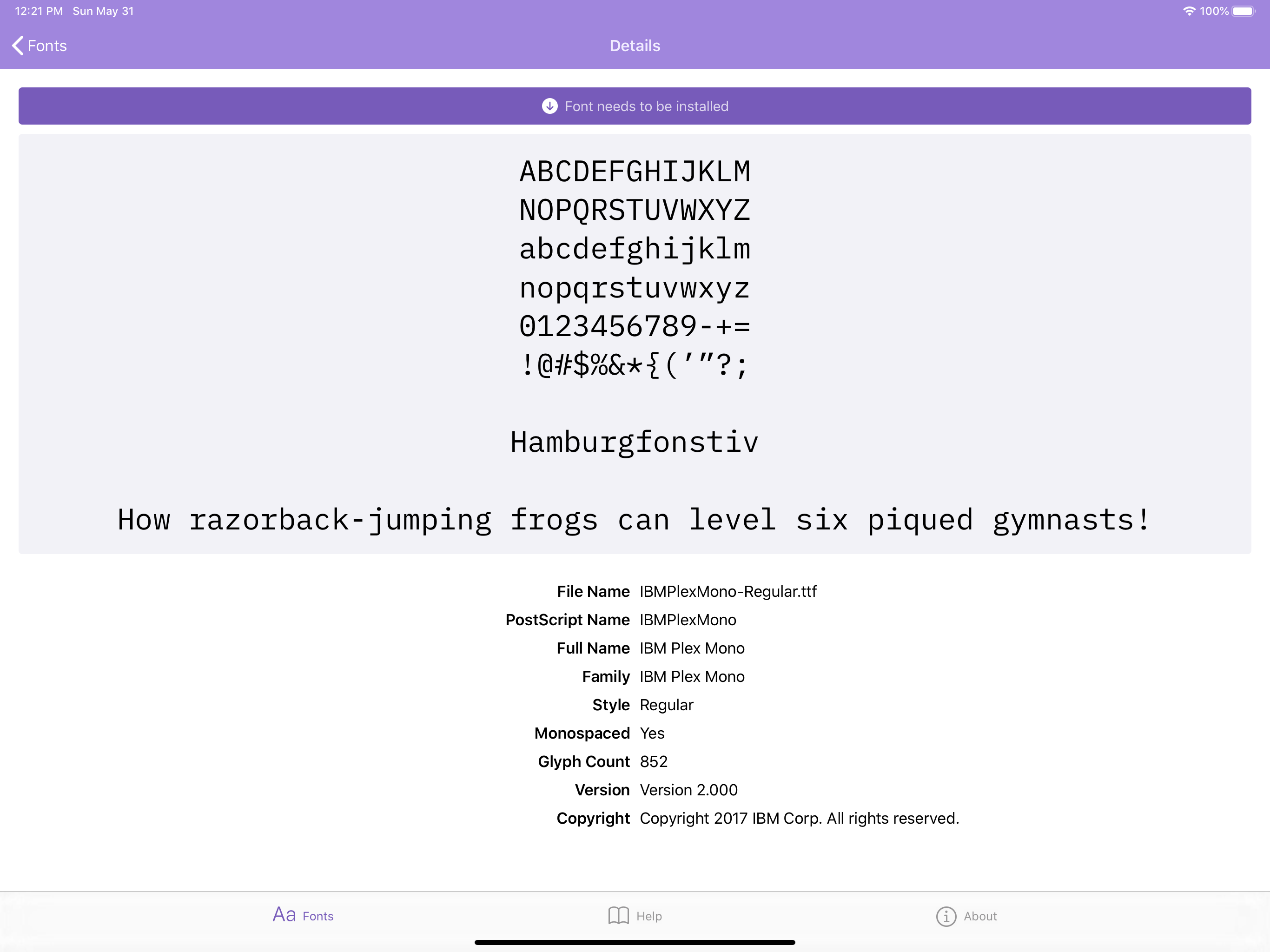 Fontcase - Manage Your Type screenshot 4