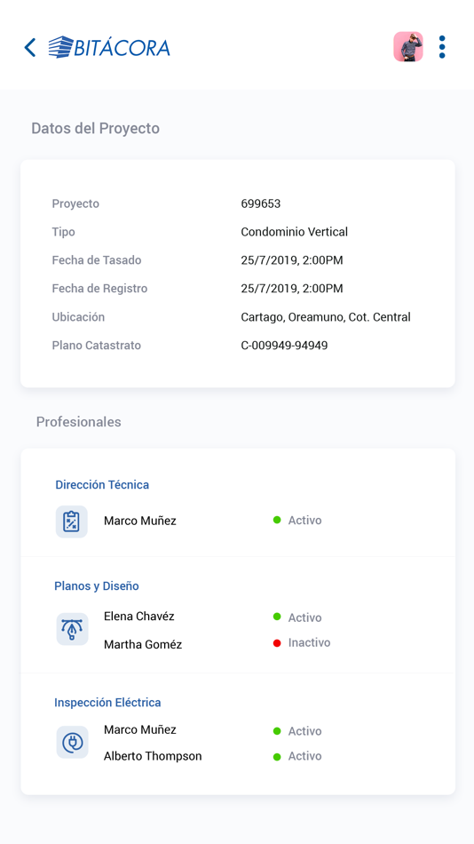#4. Bitácora Digital (iOS) By: Colegio Federado de Ingenieros y de Arquitectos de Costa Rica