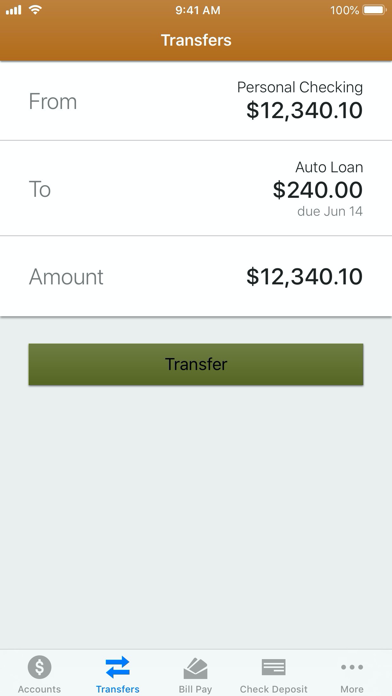 First Exchange Bank Screenshot