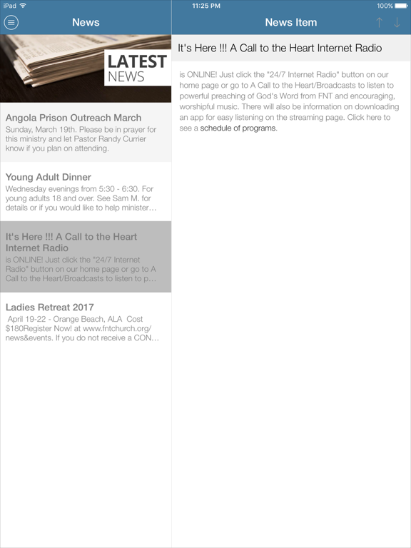 Screenshot #5 pour First New Testament Church