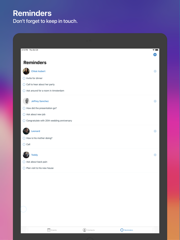 Screenshot #5 pour Hippo - Contact Notes