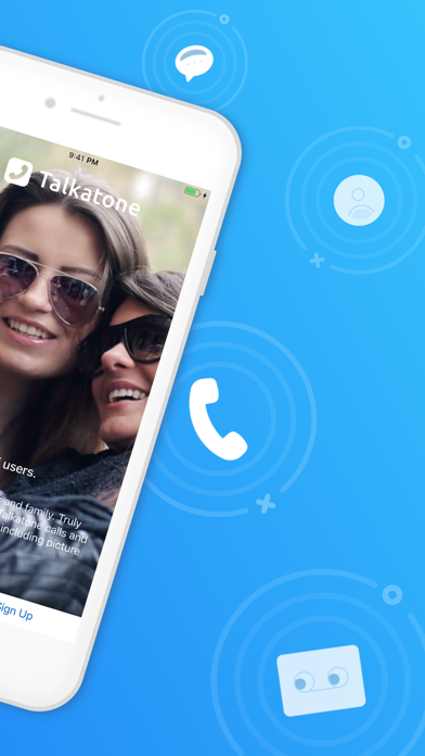 Screenshot #2 pour Talkatone: WiFi Text & Calls