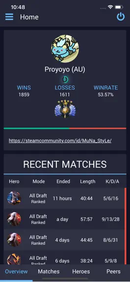 Game screenshot OpenDota apk