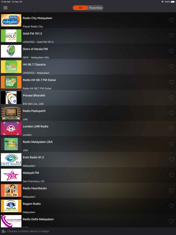 Malayalam Radio Pro - India FM iPad screenshot 5 - Music app