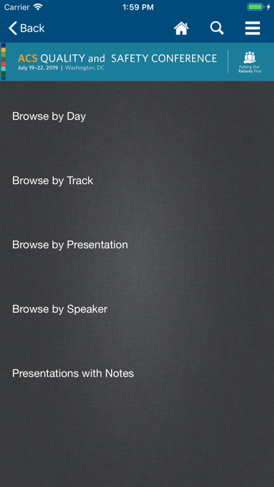 How to cancel & delete ACS QS Conference from iphone & ipad 4