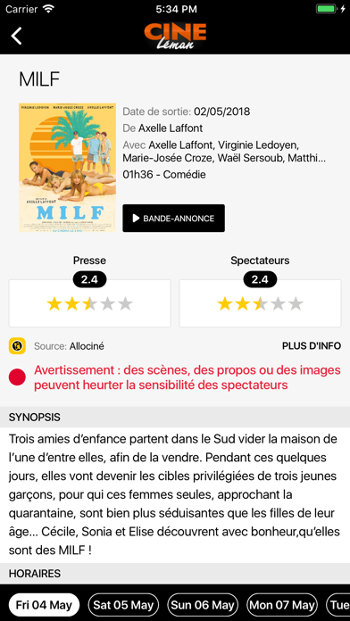 Screenshot #3 pour Cinémas Léman - Le France