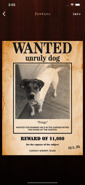 ‎Wanted Poster Pro Screenshot