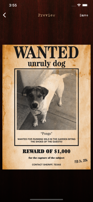 Wanted Poster Pro Screenshot