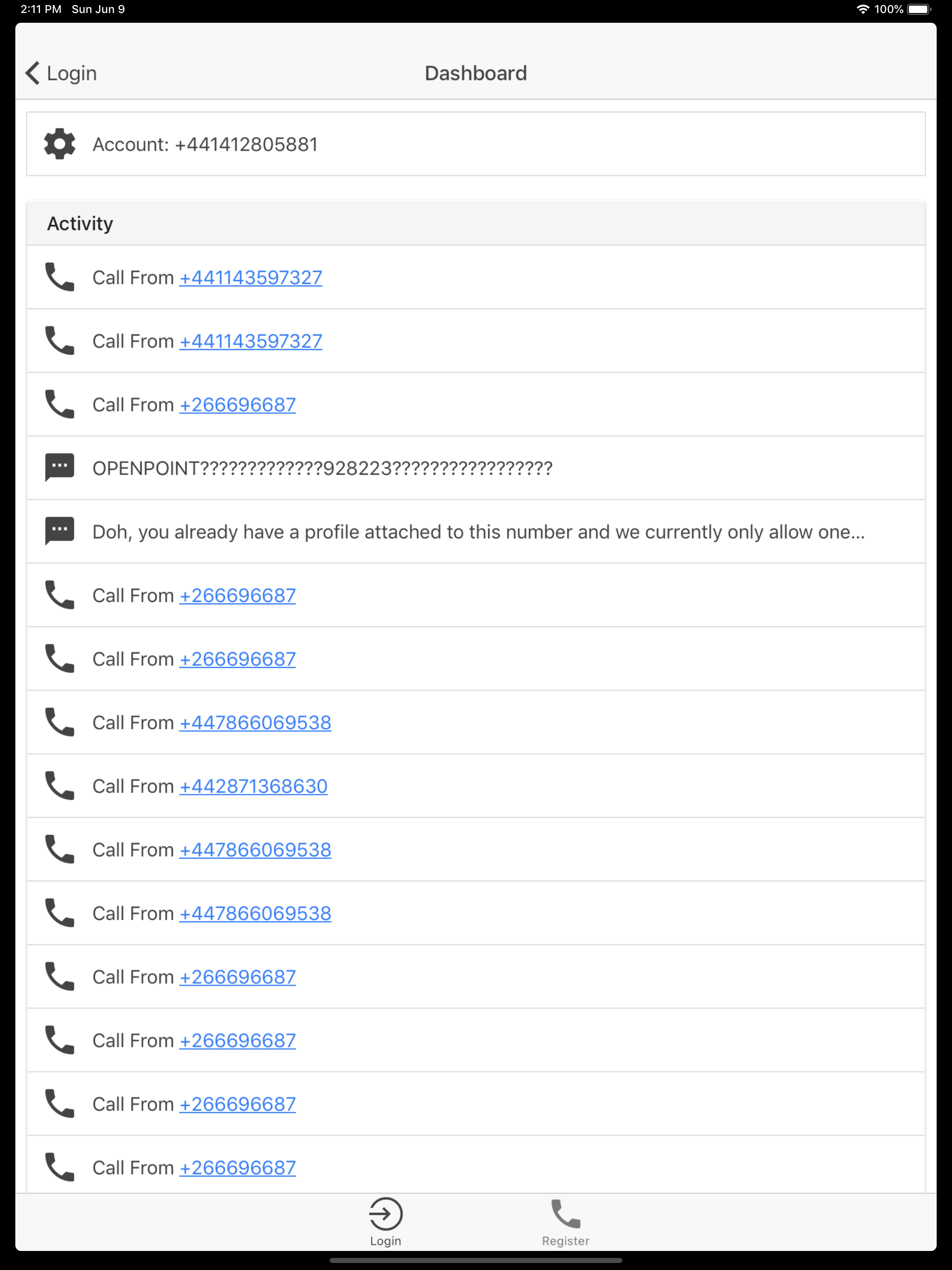 Cloud Answering Machine