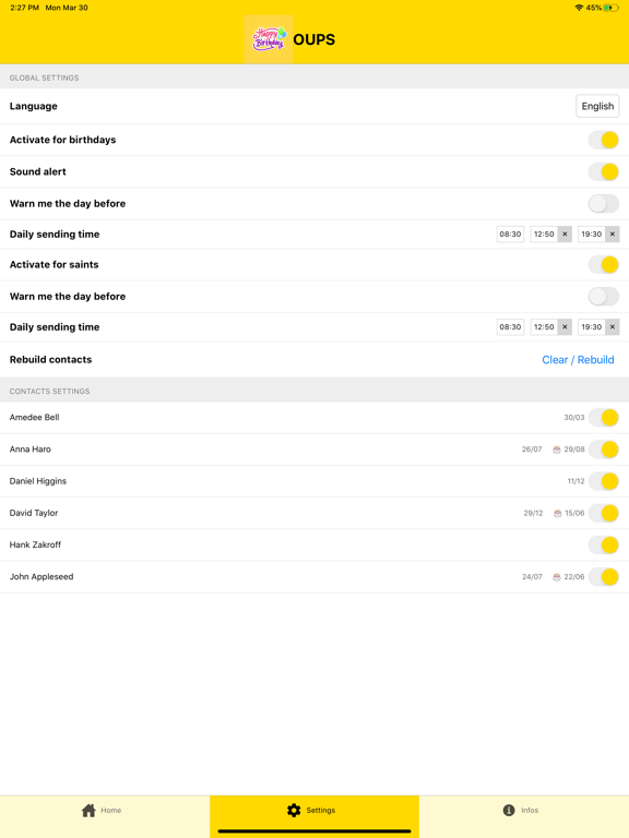 Screenshot #5 pour Oups-app