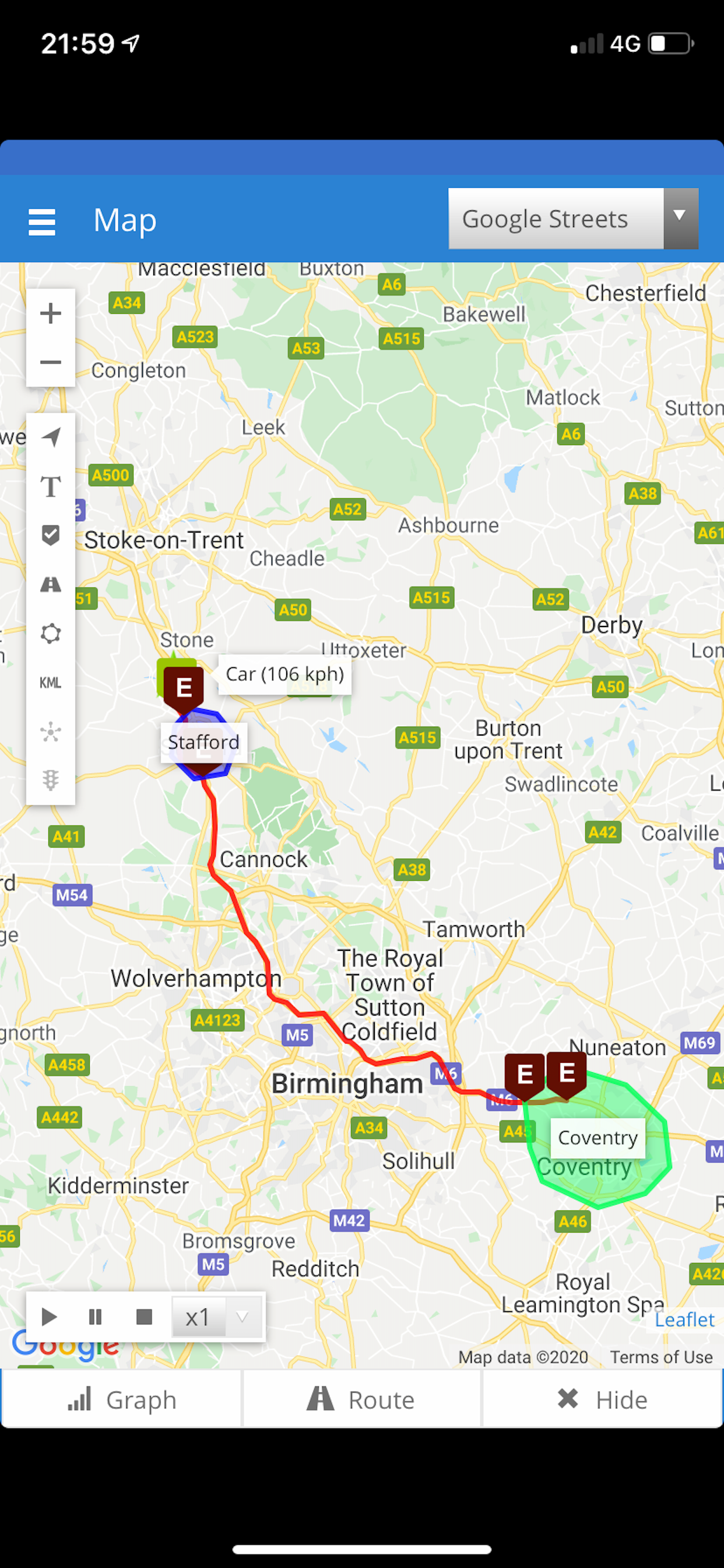 iTrack Live GPS screenshot 3