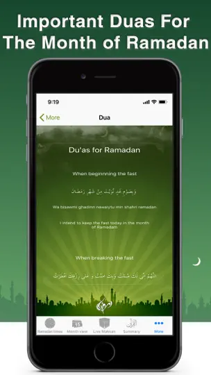 Capture d'écran de Ramadan Times sur iPhone 5
