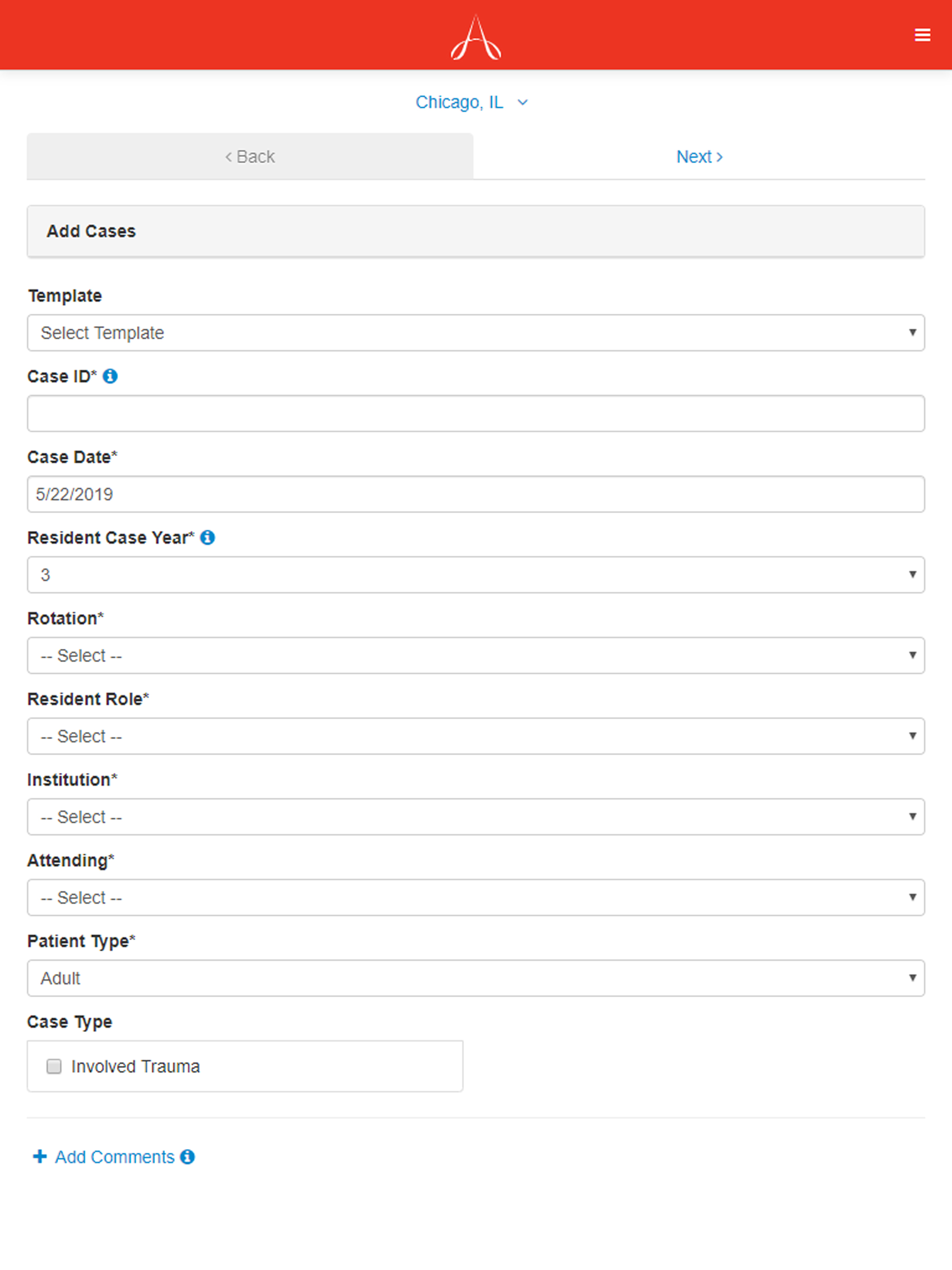 ACGME Case Logs