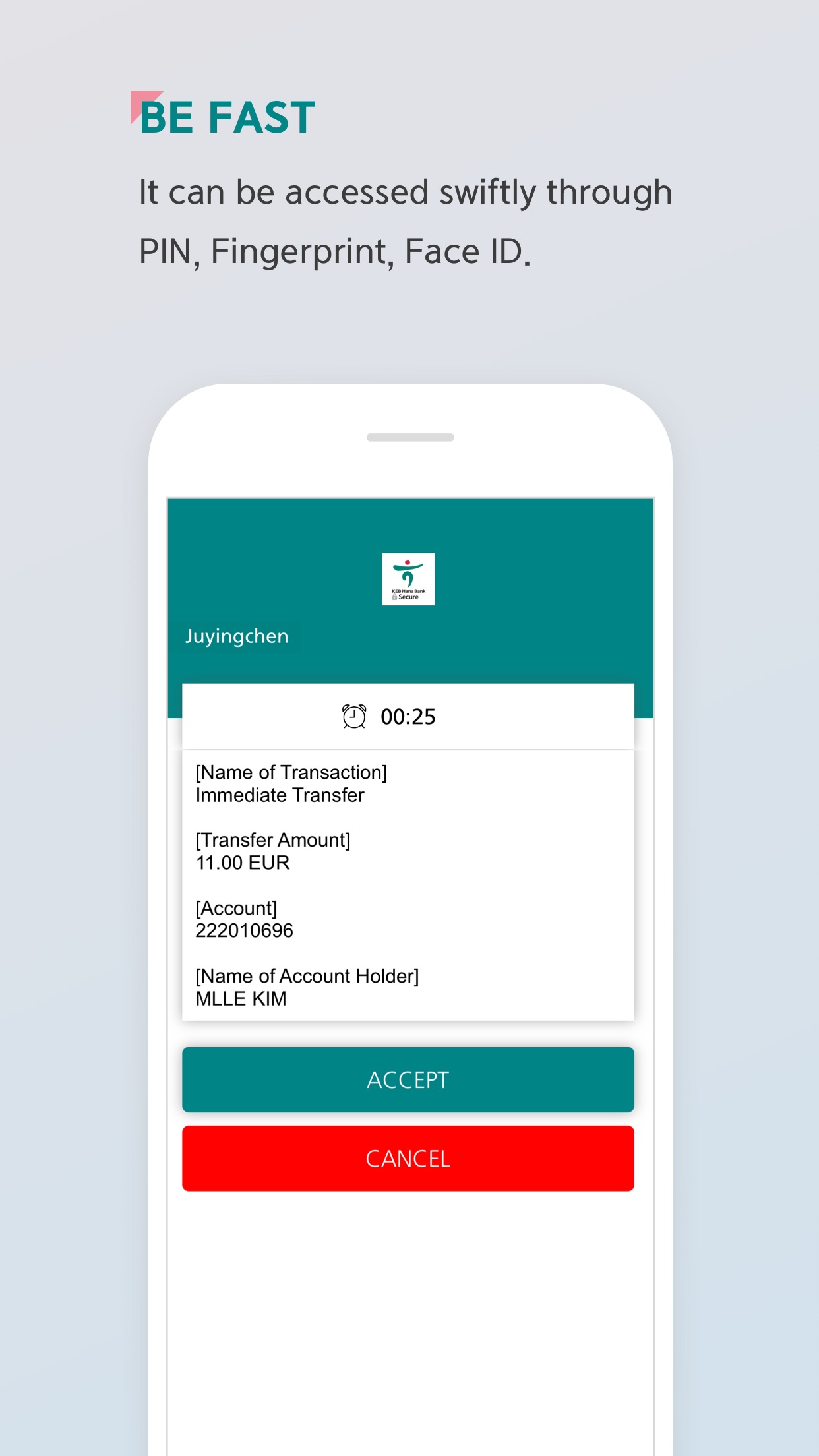 Screenshot 3 of Hana Bank Secure for EU