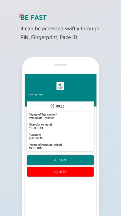 Screenshot 3 von 3 zu Hana Bank Secure for EU