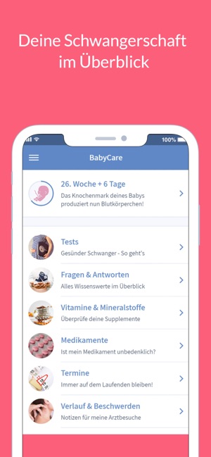 BabyCare - Gesund & Schwanger(圖1)-速報App