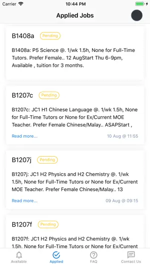 SmileTutor Assignments App screenshot 2