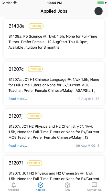 SmileTutor Assignments App