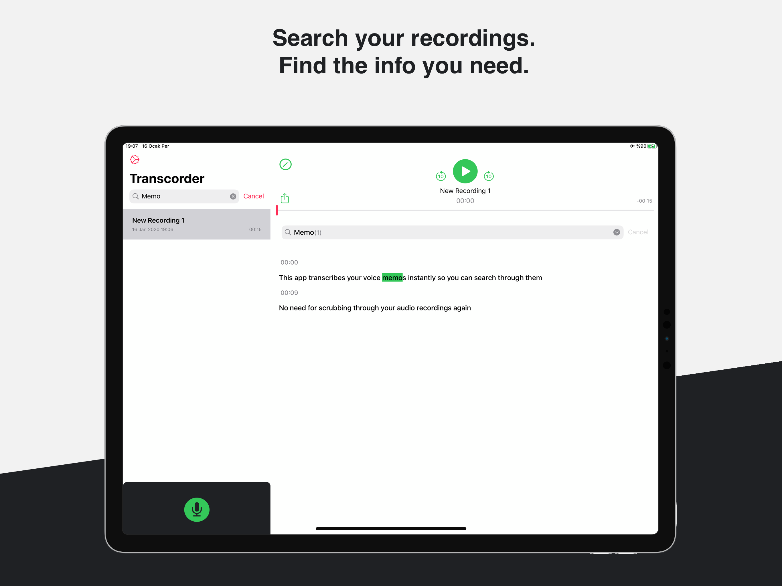 Transcorder - Voice Recorder