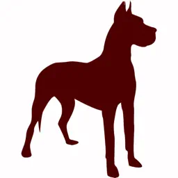 Fun Dog Silhouettes Stickers app icon