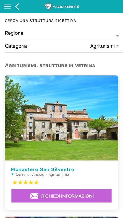 Screenshot #2 pour VacanzeAnimali.it