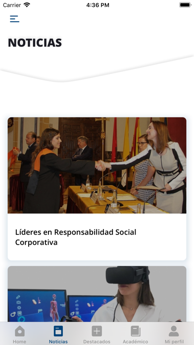 UCAM Univ. Católica de Murcia Screenshot