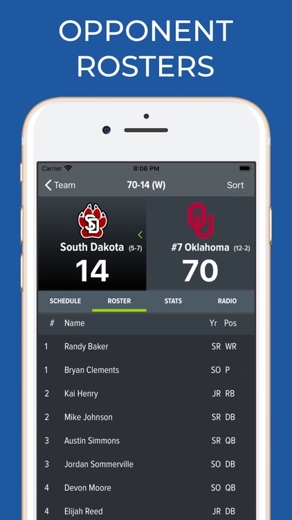 Oklahoma Football Schedules screenshot-8