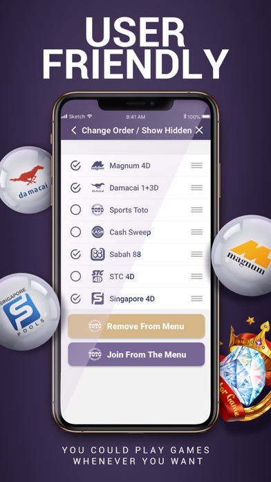 iBET Lottery iPhone screenshot 2 - Entertainment app