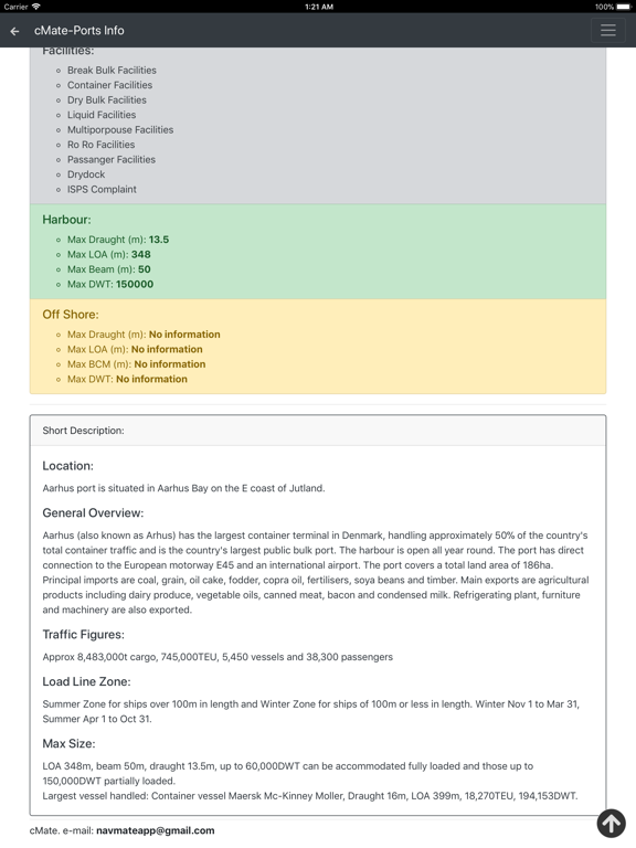 cMate-Ports Info iPad screenshot 5 - Book app