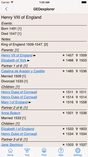 GEDexplorer screenshot 3