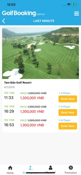 Game screenshot Vietnam Golfbooking apk