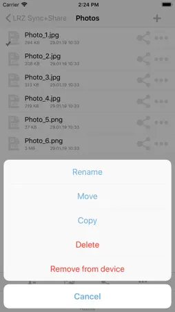 LRZ Sync and Share screenshot 9